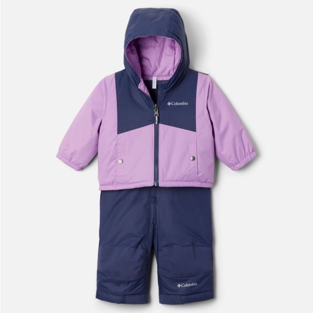 Columbia baby toddler girls snowsuit (jacket and snow bib set) 18-24 months